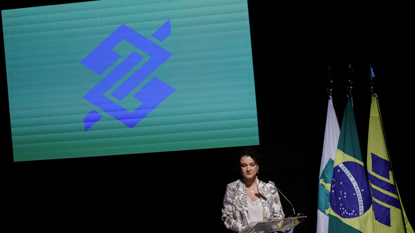 Presidente do Banco do Brasil, Tarciana Medeiros, em sua cerimônia de posse, em Brasília 16/01/2023 (Foto: REUTERS/Adriano Machado)