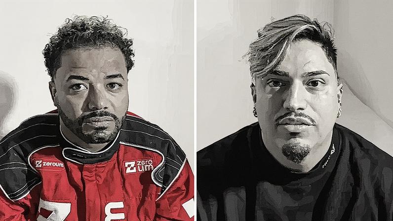 O casal de influenciadores Hytalo Santos e de Israel Natan Vicente no momento em que foram presos, em São Paulo (Foto: Reprodução)