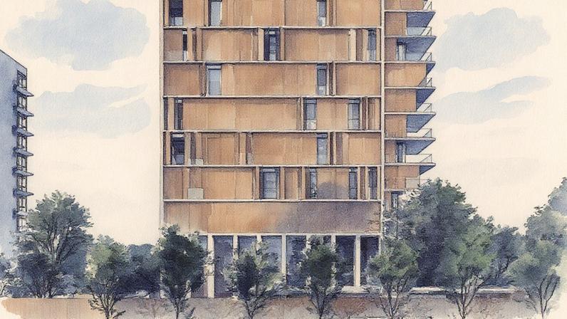Edifício Pierino, em São Paulo, tem apartamentos de 400 m² (Foto: Divulgação/Stan)