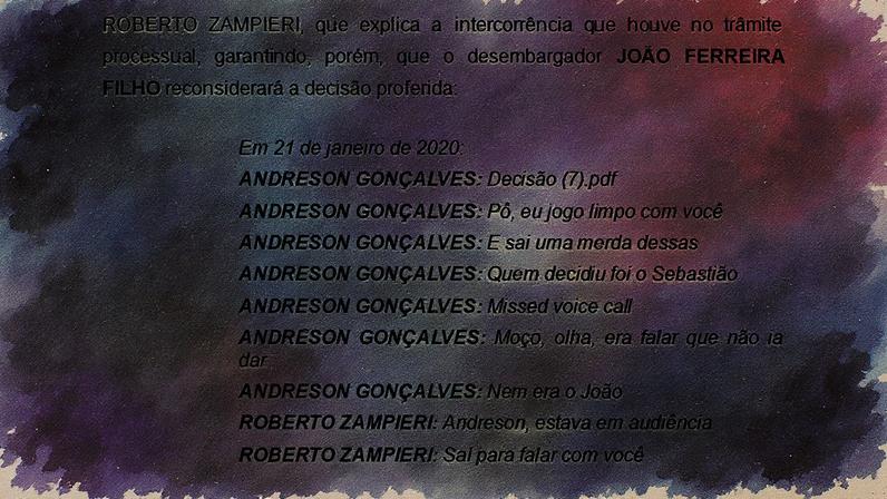 Roberto Zampieri afirma que desembargador vai reconsiderar decisão (Foto: Reprodução)