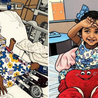 Bebê recebe transplante após viver com coração artificial e emociona a todos