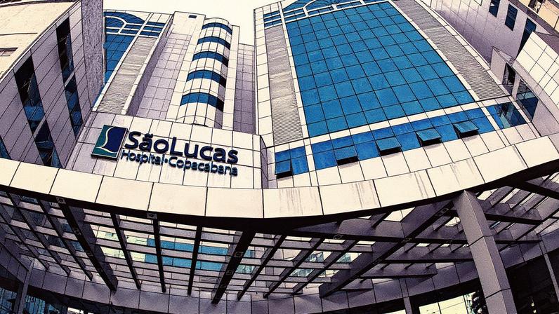 Fachada do Hospital São Lucas, em Copacabana, na Zona Sul (Foto: Divulação)