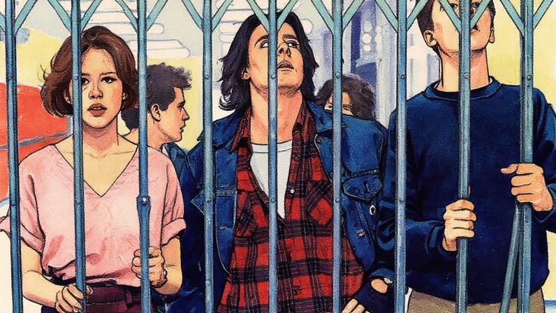 Cena do filme “Clube dos Cinco” (“The Breakfast Club”), de John Hughes — Foto: Divulgação