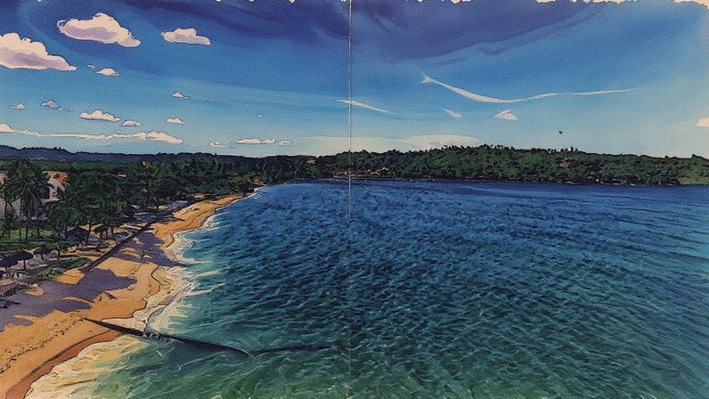 Praia de Suape fica no Cabo de Santo Agostinho, no Grande Recife — Foto: Reprodução/Google Street View