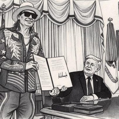 Kid Rock critica cartaz de apoio falso de Gavin Newsom na Califórnia