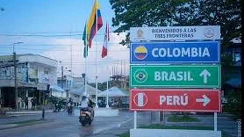 Fronteira entre os três países (Foto: reprodução)