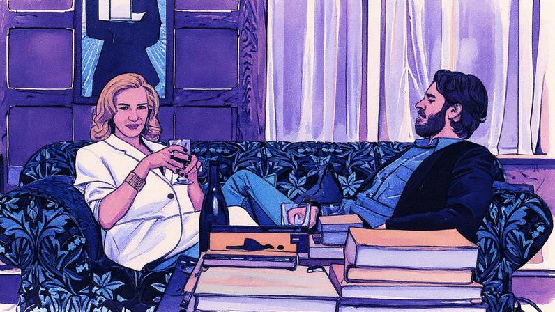 Julia Roberts e Andrew Garfield em cena do filme 'Depois da Caçada' (Foto: Reprodução)