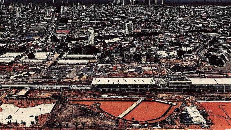 Obras do Parque da Cidade, espaço que sediará a programação da COP30 (Foto: Ricardo Stuckert/PR/Agência Brasil)