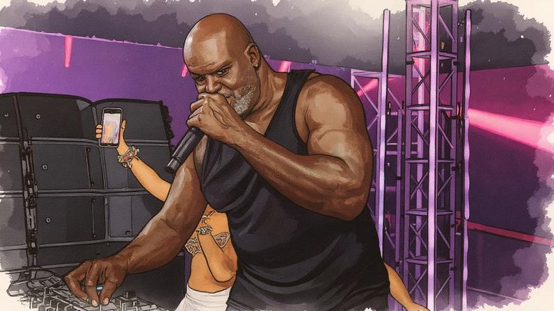 Shaquille O'Neal ou DJ Diesel? Lenda da NBA é confirmada como atração do Lollapalooza 2026 (Foto: Reprodução / Instagram)