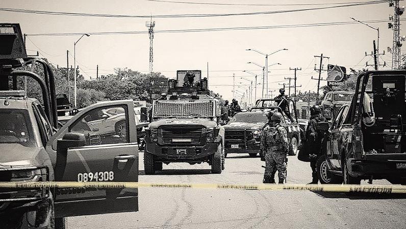 Autoridades asseguran la zona de un enfrentamiento en Culiacán, en septiembre de 2024. (Foto: José Betanzos Zárate / Cuartoscuro)
