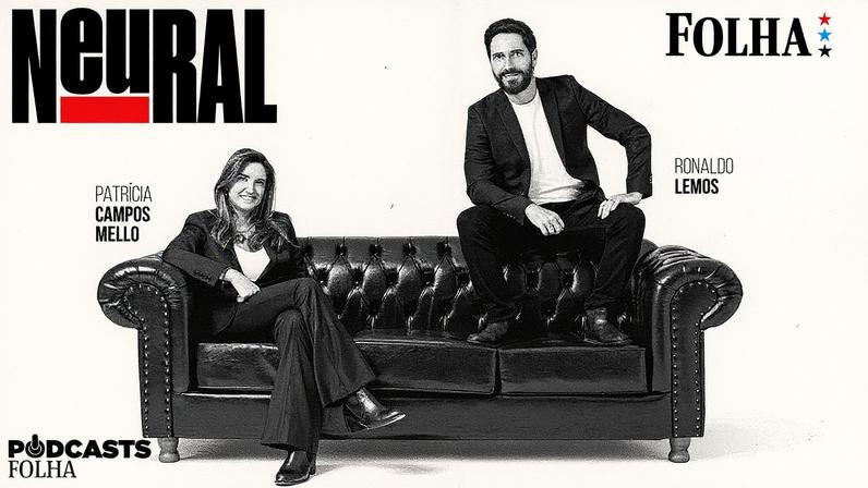 O podcast Neural é apresentado por Patrícia Campos Mello e Ronaldo Lemos (Foto: Almap/Divulgação)