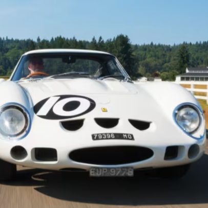 Ferrari rara e branca vai a leilão e pode alcançar R$ 250 milhões