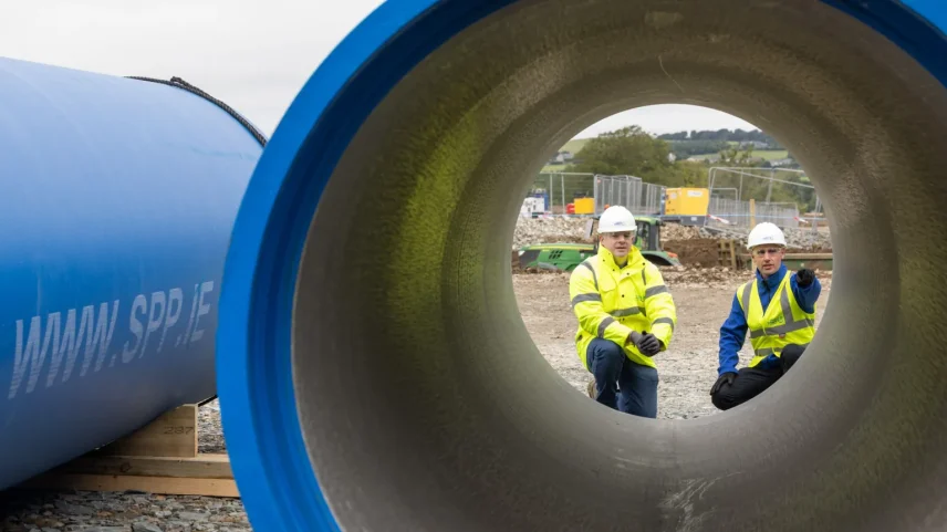 Uisce Éireann identificou seções do pipeline em risco de falha - Foto: Uisce Éireann
