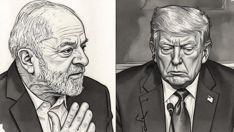 Lula e Donald Trump. Fotos: Ricardo Stuckert/PR e Jim Watson/AFP