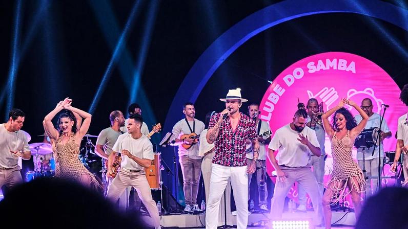 Diogo Nogueira, em apresentação no Clube do Samba (Foto: Divulgação)