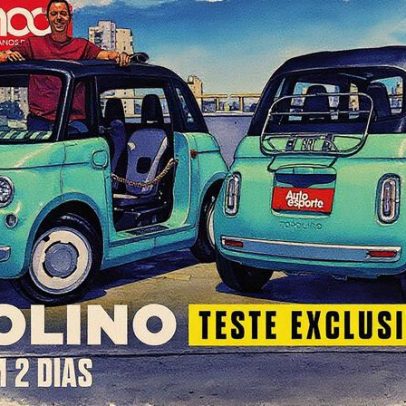Fiat Topolino é o menor carro da marca, mas não pode circular nas ruas