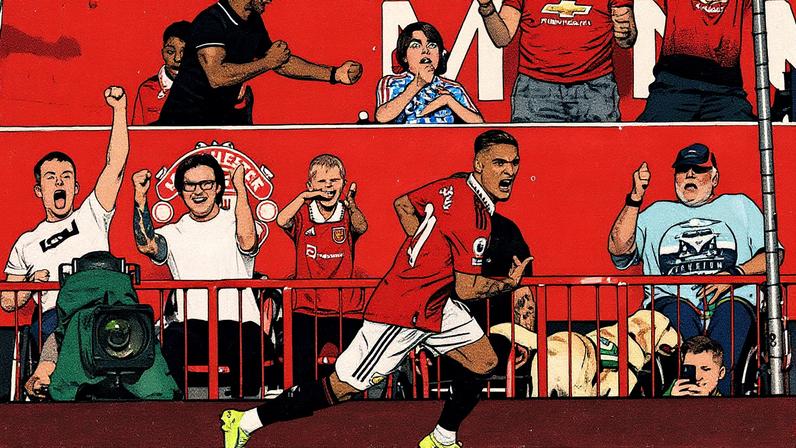 Antony foi contratado pelo Manchester United em 2022 (Foto: Oli SCARFF / AFP)
