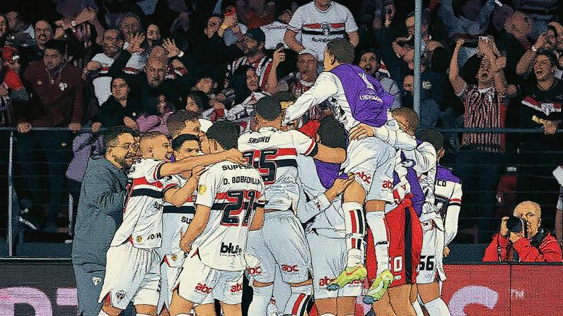 São Paulo reverte expectativa de temporada 'apertada' com bons resultados sob comando de Crespo. (Foto: Nelson Almeida/AFP)