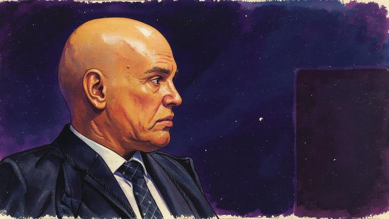 Ministro Alexandre de Moraes é o relator no STF dos processos relacionados ao ex-presidente Jair Bolsonaro (Foto: Reprodução)