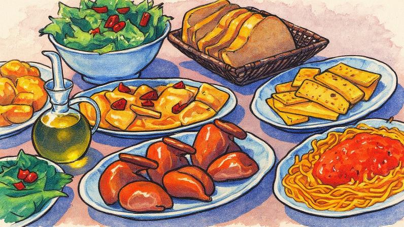 Sequência de pratos do restaurante Di Paolo (Foto: Divulgação)