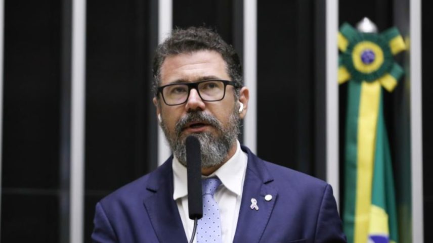 Deputado federal Marcos Pollon (PL-SC) diz que é autista e, por isso, não estava entendendo o que acontecia na Mesa Diretora (Foto: Kayo Magalhães/Agência Câmara)