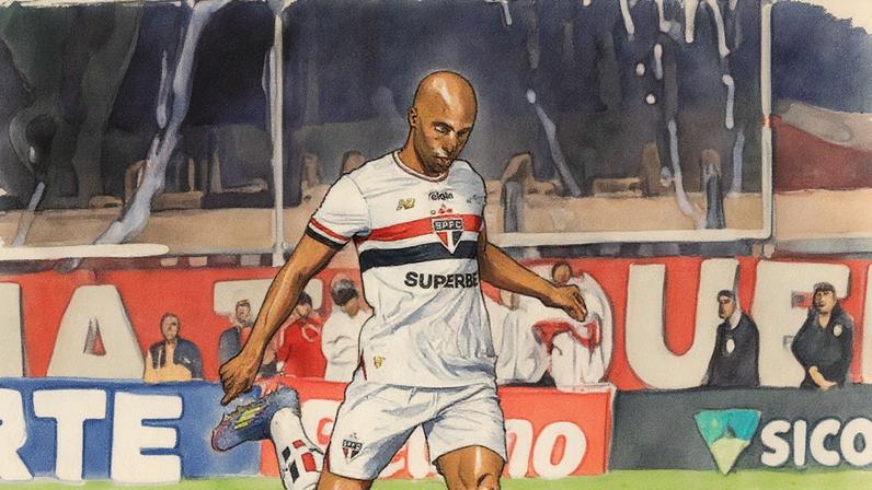 Lucas Moura realiza procedimento para remoção de fibrose no joelho (Foto: Reprodução)