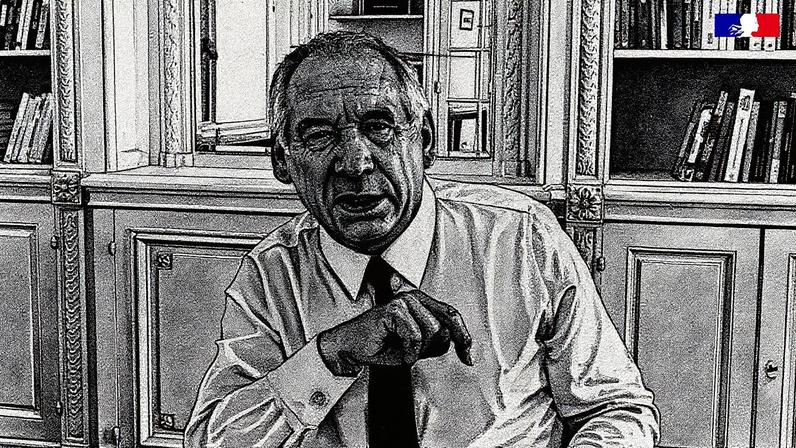 François Bayrou, primeiro-ministro da França, no primeiro episódio de seu canal no YouTube. (Foto: Reprodução)
