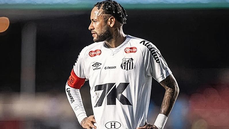 Neymar em Santos x Vasco (Foto: Reprodução)