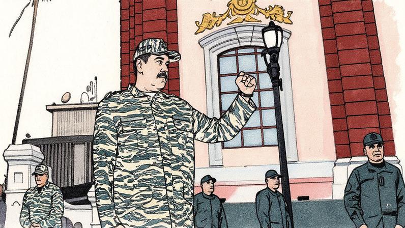 Nicolás Maduro, em Caracas, Venezuela. Palácio de Miraflores (Foto: Reprodução)