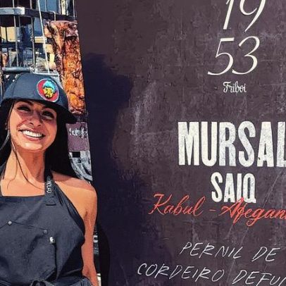 Churrasco afegão de Mursal Saiq conquista paladares brasileiros