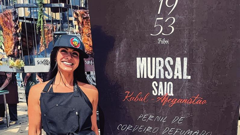 Chef britânica de origem afegã Mursal Saiq (Foto: Mursal Saiq/Instagram/Reprodução)