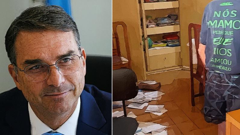Senador Flávio Bolsonaro (PL-RJ), relata mais de uma hora de “terror” com armas e ameaças; criminosos teriam fugido da casa dos avós com joias e o carro (Foto: Reprodução)