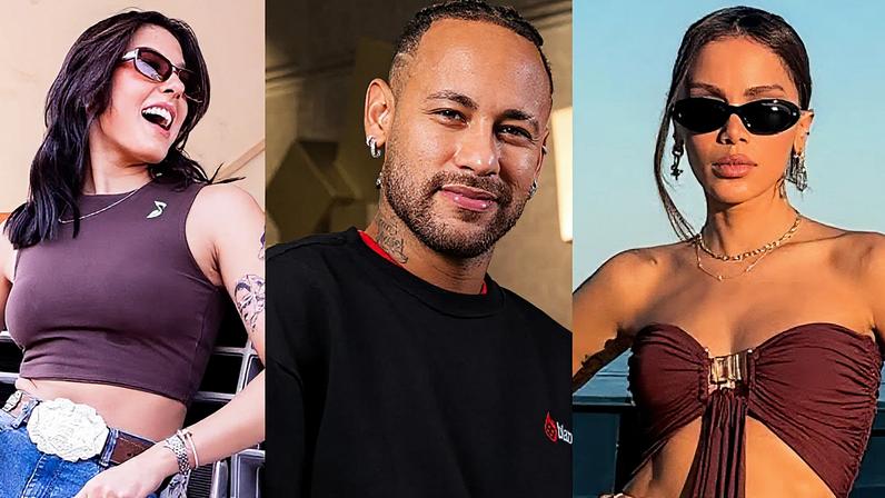 Ana Castela, Neymar e Anitta — Foto: Reprodução Instagram
