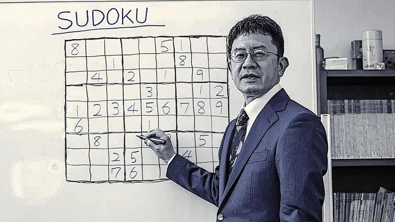 Yoshinao Anpuku, presidente da Nikoli, posa para uma foto na sede da Nikoli em Tóquio em 19 de março de 2025. O LinkedIn trabalhou com a Nikoli e o campeão de Sudoku Thomas Snyder para lançar seu jogo Mini Sudoku. (Foto: Nikoli)