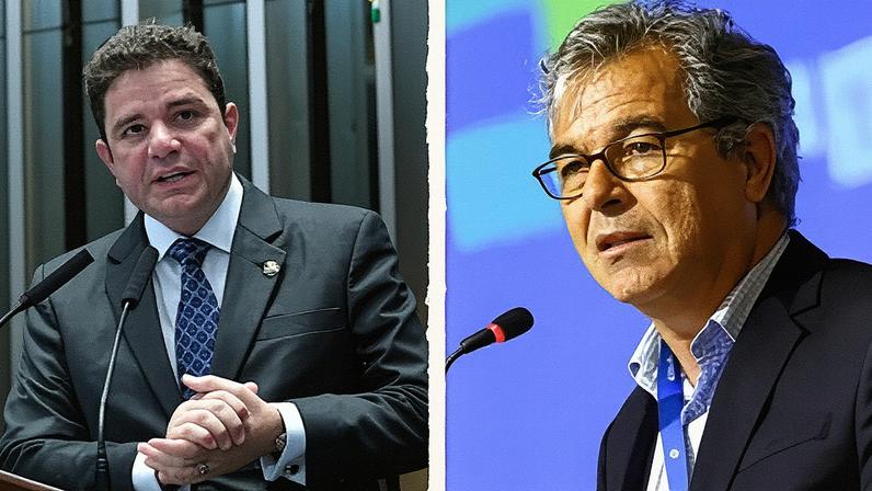 Os favoritos para a disputa no Senado pelo Acre, de acordo com pesquisa: Gladson Cameli (PP), Márcio Bittar (PL) e Jorge Viana (PT) (Foto: Geraldo Magela/Agência Senado/Waldemir Barreto/Agência Senado/Marcelo Camargo/Agência Brasil)