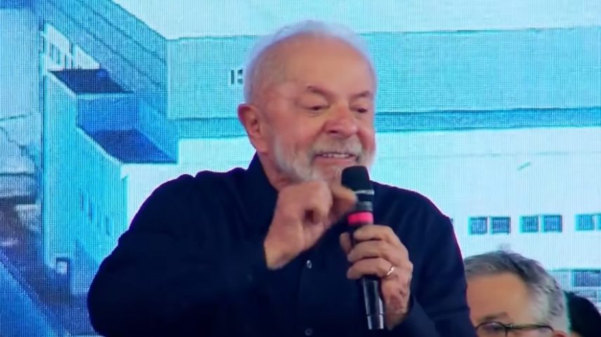 O presidente Lula, em Goiana (PE), neste dia 14 de agosto de 2025 (Foto: Canal Gov/Youtube)