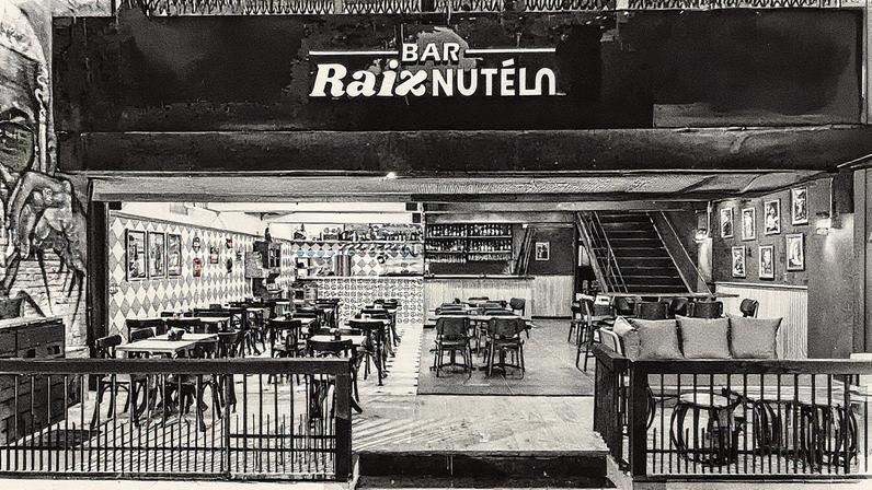 O salão do RaizNutéla Bar traz a tradição e a inovação lado a lado — Foto: Divulgação/Tomás Vélez