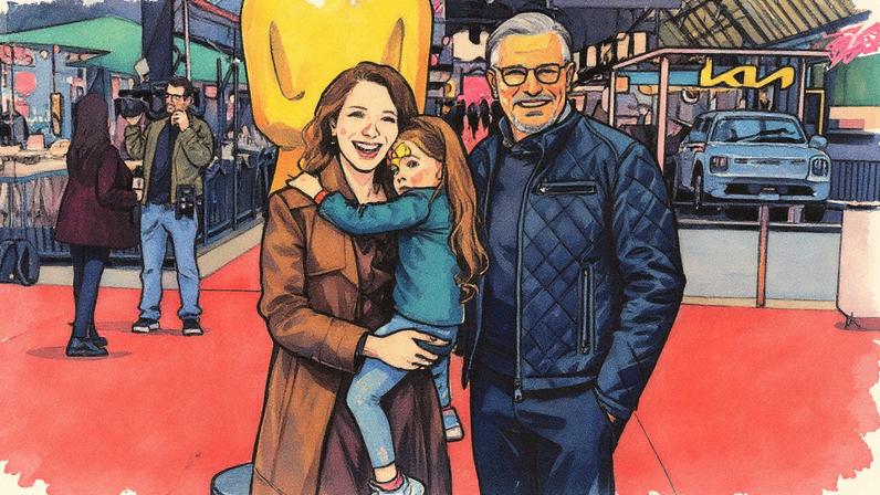 Edson Celulari com filha caçula e esposa (Foto: Lucas Ramos / Brazil News)
