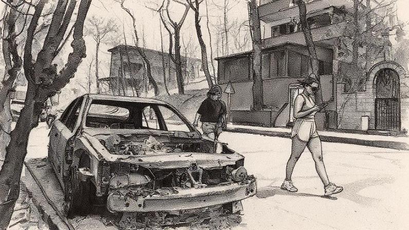 Um grande incêndio na Turquia forçou centenas a deixarem suas casas (Foto: Reuters)