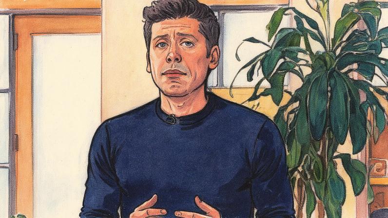 Sam Altman não acha que a geração Z vive uma crise no mercado de trabalho (Foto: Reprodução/ OpenAI)