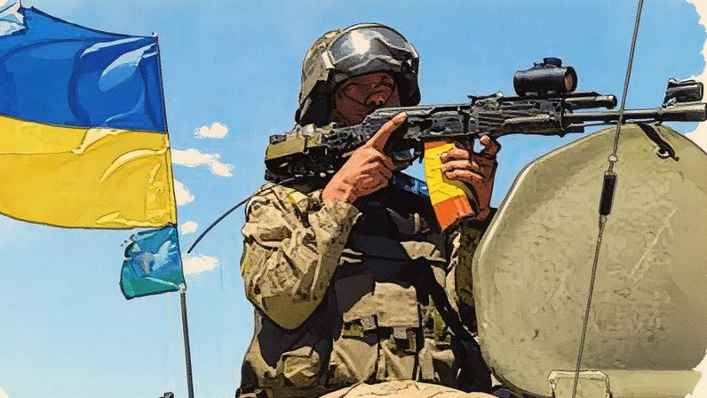 A guerra, que está em curso há três anos e meio e já deixou dezenas de milhares de mortos (Foto: Genya Savilov/AFP)