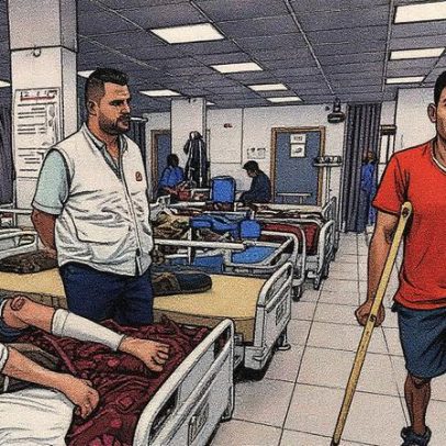 Um terço dos feridos atendidos em hospitais da MSF em Gaza são crianças