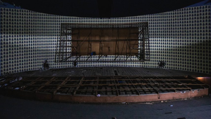 Vista da antiga sala de exibição do Cine Paissandu, onde será projetado 'Caverna Fantasma', trabalho de Manoela Cezar (Foto: Divulgação)