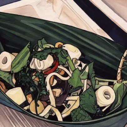 Salada de cascas e talos é deliciosa e fácil de preparar sem fogão ou forno