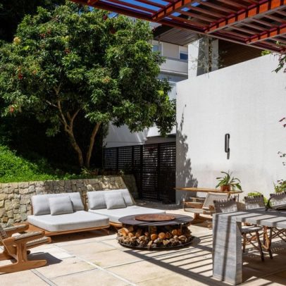 Lareiras externas no jardim: como incluir fire pits com segurança