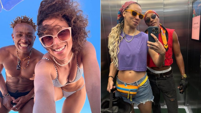 Thalita Carauta e o marido, Tay O’Hanna (Foto: Reprodução/Instagram)