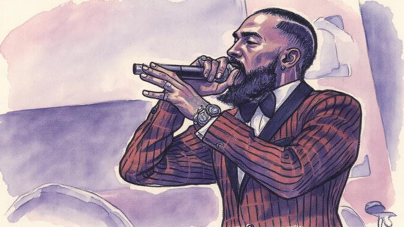 Em 15 de agosto, data que marcaria o 40º aniversário de Nipsey Hussle, a L.A. Metro renomeou temporariamente a estação Hyde Park e lançou cartões TAP em sua homenagem. (Foto: Reprodução)
