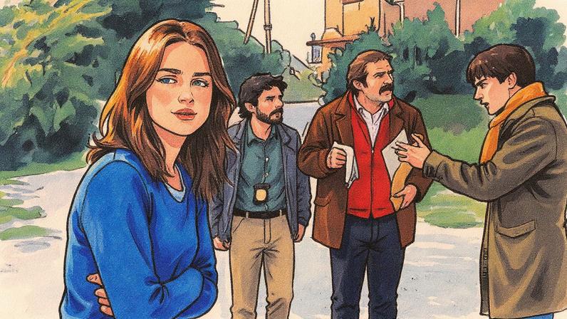 Cena de 'A História Distorcida de Amanda Knox', série do Disney+ (Foto: Divulgação)