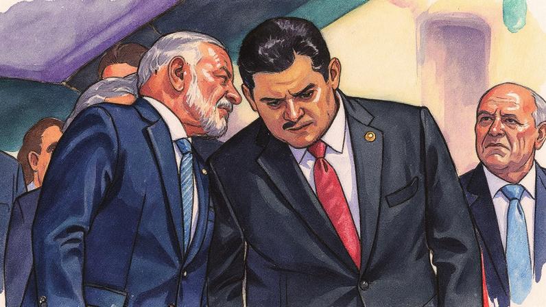 Presidente Lula e Davi Alcolumbre (Senado Federal) participam da Cerimônia do Dia do Exército e de Comemoração do Jubileu de 80 anos das Vitórias da Força Expedicionária Brasileira, na Itália (Foto: Brenno Carvalho / Agência O Globo)