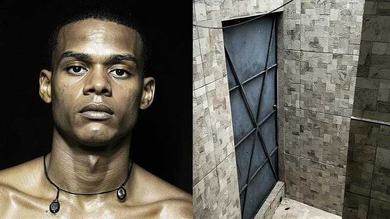 Casa do traficante Lacoste tinha passagem secreta para a mata, na comunidade da Serrinha, na Zona Norte do Rio (Foto: Reprodução)